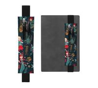 Women'S Nutcracker Ballet Xmas Dance Elastic Band Pen Holder Detachable Pu Leather Pen Sleeve Pouch Journal Pencil Holder Pencil Case Office Supplies Gift For Hardcover Journals Notebooks Planners