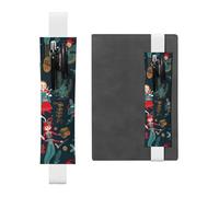 Women'S Nutcracker Ballet Xmas Dance Elastic Band Pen Holder Detachable Pu Leather Pen Sleeve Pouch Journal Pencil Holder Pencil Case Office Supplies Gift For Hardcover Journals Notebooks Planners