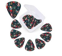 Women's Nutcracker Ballet Xmas Dance Guitar Picks 12 Pack 3 Different Thickness Celluloid Guitar Plectrums with Guitar Pick Storage Box Personalized Guitar Pick for Acoustic Guitar Picks