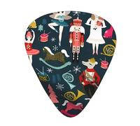 Women'S Nutcracker Ballet Xmas Dance Guitar Plectrums 12 Pieces For Ukulele Bass Instrument Accessories