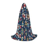 Women'S Nutcracker Ballet Xmas Dance Hooded Cape For Teenagers, Unisex Cloak Robe Hooded Halloween Costume Satin Witches Vampire Cloak Fancy Dress Up Children