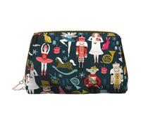 Women's Nutcracker Ballet Xmas Dance Makeup Organizer, Travel-Friendly Toiletry Pouch for Cosmetics, Skincare, Accessories