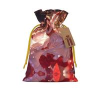 Women'S Nutcracker Ballet Xmas Dance Print Drawstring Pouches For Gifts,Reusable Fabric Gift Bags,For Holiday And Party Presents