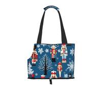 Women'S Nutcracker Ballet Xmas Dance Printed Foldable Pet Bag - Portable Puppy Cat Travel Handbag Tote,Pet Carrier Backpacks.