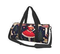 Women's Nutcracker Ballet Xmas Dance Printed Sports Gym Bag with Wet Pocket & Shoes Compartment, Travel Duffel Bag for Men Women