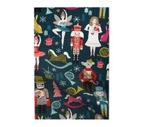 Women's Nutcracker Ballet Xmas Dance Printed Wooden Puzzle 1000 Piece, Cute Puzzle Game in Plastic Box for Family Entertainment and Brain Training Gifts