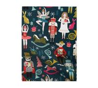 Women's Nutcracker Ballet Xmas Dance Printed Wooden Puzzle 500 Piece, Cute Puzzle Game in Plastic Box for Family Entertainment and Brain Training Gifts