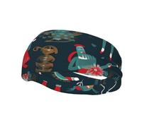 Women's Nutcracker Ballet Xmas Dance Sports Sweatband Head Bands for Women Men, Lightweight Breathable Non Slip Workout Headbands Hairband for Fitness Running Cycling Hiking Yoga