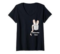 Womens Nutcracker Crew Squad Ballet Shoes in The Pocket Ballerina V-Neck T-Shirt