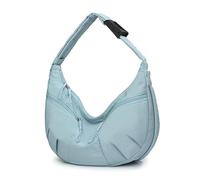 Women's Nylon Folding Shoulder Bag with Large Capacity Zip Underarm Purse Solid Hobo Shoulder Bag for Everyday Travel Work, blue, 14.96x13.78x4.72Zoll