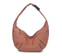 Women's Nylon Folding Shoulder Bag with Large Capacity Zip Underarm Purse Solid Hobo Shoulder Bag for Everyday Travel Work, red, 14.96x13.78x4.72Zoll