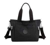 Women's Nylon Handbags Shoulder Bags Ladies Casual Top Handle Handbag Shopper Tote Purse (H)