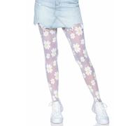 Women's Nylon Tights Leg Avenue Daisy Blanc TU