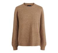 Women's o-neck wool sweater Pieces Janita Marron S