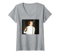 Women's Oasis Liam Gallagher Britpop Live Knebworth 1996 V-Neck T-Shirt