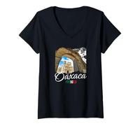 Women's Oaxaca Mexico Souvenir/Oaxaca V-Neck T-Shirt