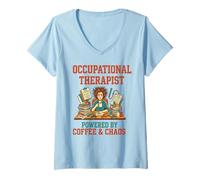 Women's Occupational Therapist - Funny OT ADL Humor V-Neck T-Shirt