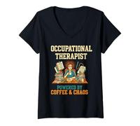 Women's Occupational Therapist - Funny OT ADL Humor V-Neck T-Shirt