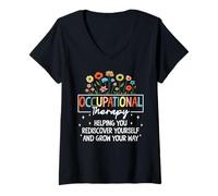 Womens Occupational Therapist Pediatric OT Occupational Therapy V-Neck T-Shirt