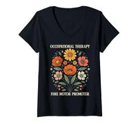 Women's Occupational Therapy Occupational Therapist OT OTA V-Neck T-Shirt