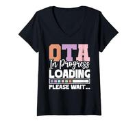 Women's Occupational Therapy Occupational Therapist OT OTA V-Neck T-Shirt