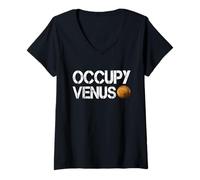 Women's Occupy Venus Space Explorer V-Neck T-Shirt