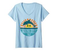Women's Ocean City V-Neck T-Shirt