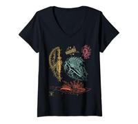 Womens Ocean Sea Animal Horseshoe Crab Shirt V-Neck T-Shirt