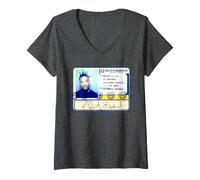 Women's ODB Ol Dirty Ba-ard ID Return 36 Chambers Art Wu Tang Zoo V-Neck T-Shirt