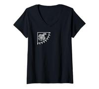 Womens Odin's Raven Banner V-Neck T-Shirt