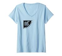 Womens Odin's Raven Banner V-Neck T-Shirt