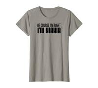 Womens Of Course I'm Right I'm YiaYia Greek Grandmother T-Shirt