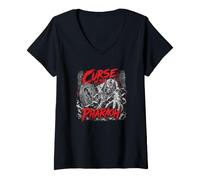 Women's of The Pharaoh Ancient Mummy Horror V-Neck T-Shirt