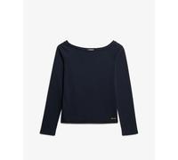 Superdry Bardot Off Shoulder Long Sleeve T-shirt Blue L Woman