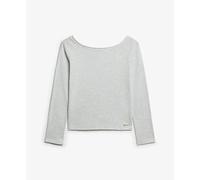 Women's off-shoulder long sleeve t-shirt Superdry Bardot Gris XL