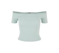 Women's off shoulder T-shirt Urban Classics Organic Bleu 3XL