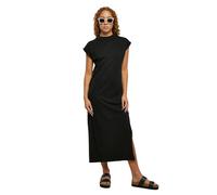 Women's off-the-shoulder long t-shirt dress Urban Classics Noir XL