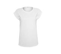 Build Your Brand Women's Ladies Extended Shoulder Tee T-Shirt