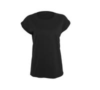 Women's off-the-shoulder T-shirt Build Your Brand Noir 3XL