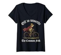 Women's Off to Unsettle The Common Folk V-Neck T-Shirt