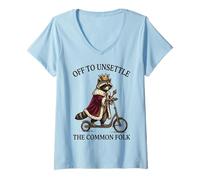 Women's Off to Unsettle The Common Folk V-Neck T-Shirt