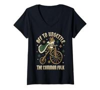 Women's Off to Unsettle The Common Folk V-Neck T-Shirt