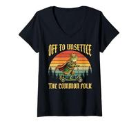 Women's Off to Unsettle The Common Folk V-Neck T-Shirt
