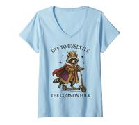 Women's Off to Unsettle The Common Folk V-Neck T-Shirt