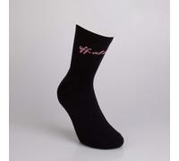 Women's Off White Script Logo Low Socks in Black