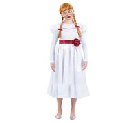 Women's Official Annabelle The Conjuring Halloween Fancy Dress Costume