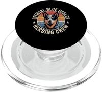 Womens Official Blue Heeler Herding Crew Cattle Dog Mom Gift PopSockets PopGrip for MagSafe