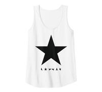Womens Official David Bowie Star Logo Rock Band Women Tank Top