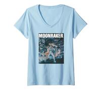 Womens Official James Bond 007 Moonraker V-Neck T-Shirt