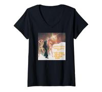 Womens Official James Bond 007 The Man With The Golden Gun V-Neck T-Shirt